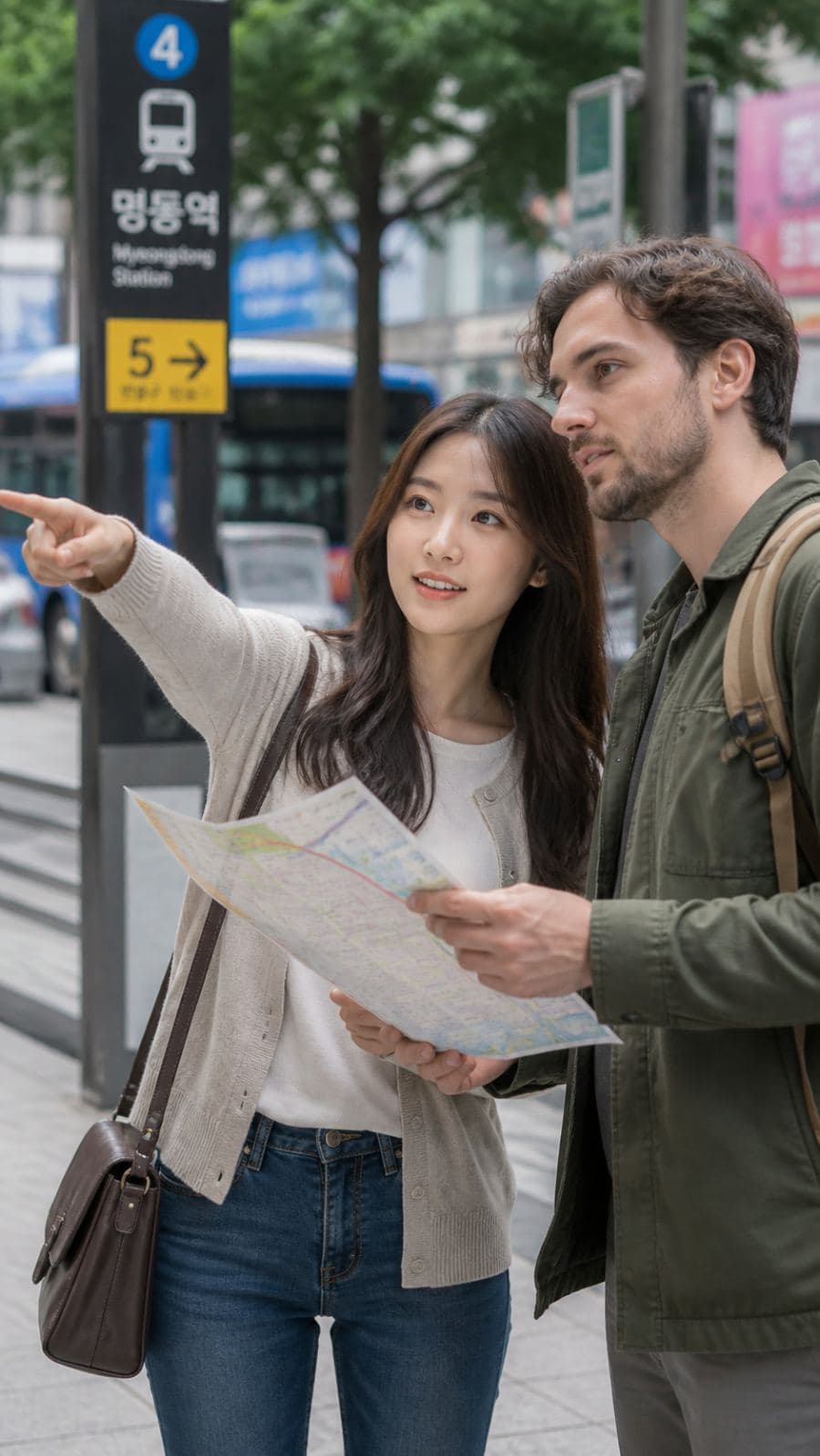Someone giving directions